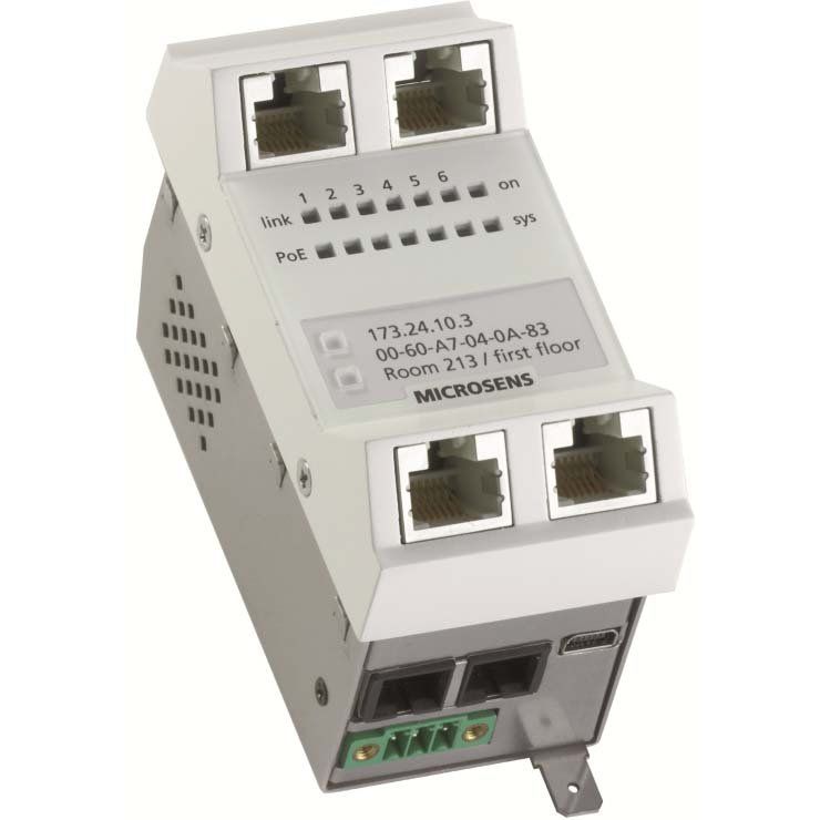 Microsens - Netzwerk Switch Installations-Switch MS440211M-G6+ Gigabit-Ethernet