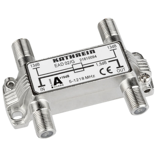 Kathrein - Abzweiger und Verteiler F-Abzweiger 2f. EAD 02/G 5-1218 MHz 12,5dB