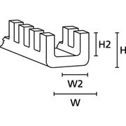 HellermannTyton - Kabelschutz für Installationskanal Kantenschutz G51NB NA (VE25m) Polyamid 25m