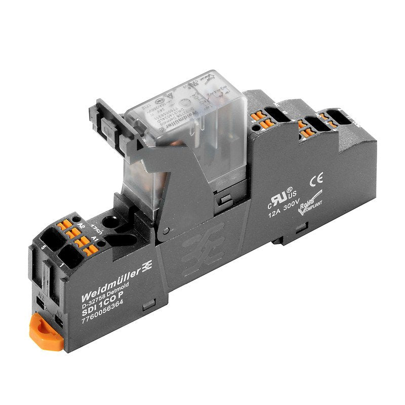 Weidmüller - Schaltrelais Koppelrelais 24VAC DRIKITP 24VAC 1CO LD 1 Wechsler − 10 Stück