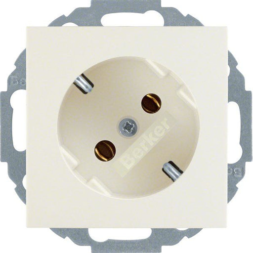 Berker - Steckdose SCHUKO-Steckdose ws/gl 47278982 45 Grad