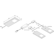 Hera - Decken-/Wandleuchte LED-Unterbauleuchte 61001691303