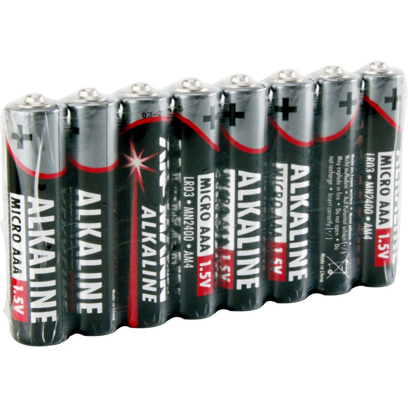 Ansmann - Batterie Micro 8xAAA 5015360 shrink (VE8) im Schrumnpfschlauch − 10 Packung