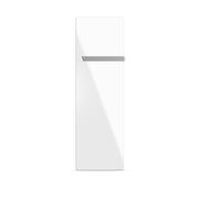 Etherma - Infrarot-Strahlungspaneel Badinfrarotheizung, Glas LAVABATH3-GL-600-PWS reinweiß satiniert
