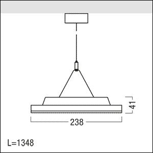 Zumtobel Group - Pendelleuchte LED - Pendelleuchte MIRL DI LED#42928693 3000K
