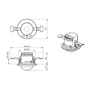 BEG Brück Electronic - Bussystem-Bewegungsmelder Präsenzmelder PD4-M-DAA4G-DE DALI