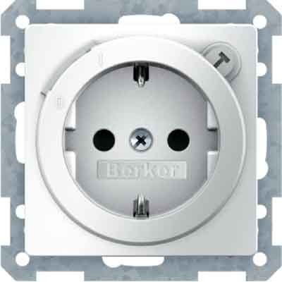 Berker - Steckdose SCHUKO-Steckdose 47086089 m. FI