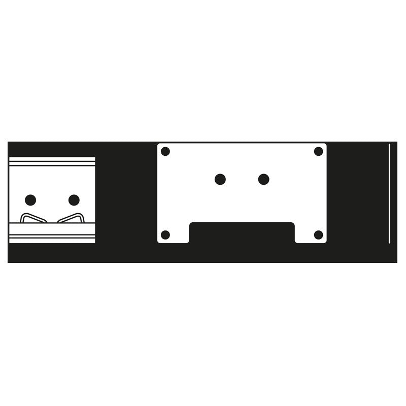 Jung - Tragschienenadapter Montageset SV-SERVER2-MS