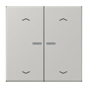 Jung - Abdeckung/Bedienelement für Installationsschalterprogramme Wippe mit Lichtleiter LC 102 KO5P 205 gris clair 31