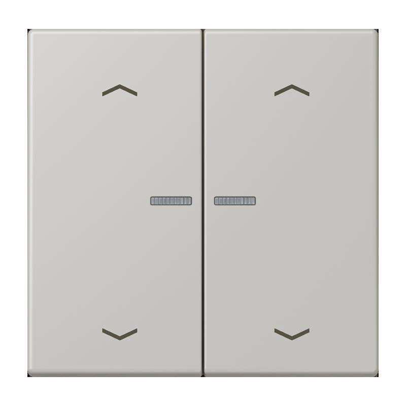Jung - Abdeckung/Bedienelement für Installationsschalterprogramme Wippe mit Lichtleiter LC 102 KO5P 205 gris clair 31