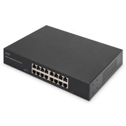DIGITUS - Netzwerk Switch Netzwerk-Switch DN-80112-2 16-Port Gigabit