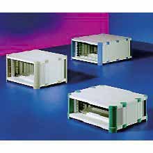 Heitec - Gehäuse/Schaltschrank (leer) HeiCase unbelüftet 3750.310 RAL5018 3HE(1/2 19")