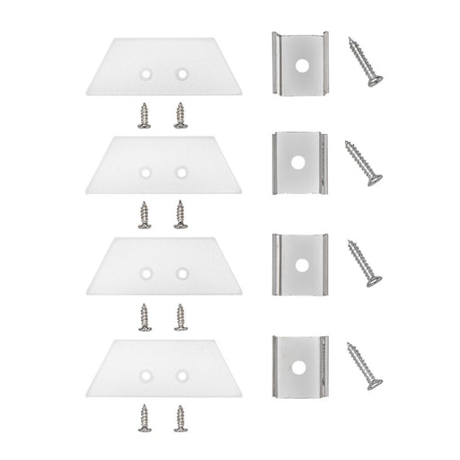 Nobile - Zubehör/Ersatzteile für Lichtschlauch/-band Ersatzkit für Alu Profil 5011149908 Aufbau, weiß − 1 Stück