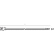 HellermannTyton - Kabelbinder Befestigungsbinder 148-00200(500) 160x4,6 mm − 500 Stück
