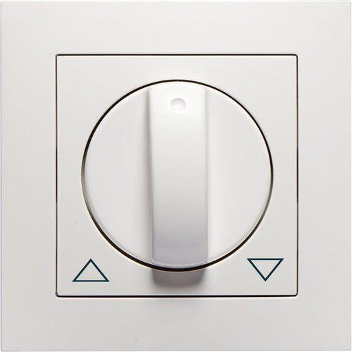 Peha - Abdeckung/Bedienelement für Installationsschalterprogramme Abdeckung reinweiß D 11.610.02 J Jalousie-Drehtaster