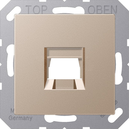 Jung - Einsatz/Abdeckung für Kommunikationstechnik Abdeckung 1-fach A 1569-1 WE CH f.MJ WE AMP, Radiall