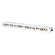 Metz Connect - Patchpanel Kupfer 24-Port Panel E-DAT C6A 130856C-E 1HE Alu