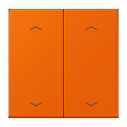 Jung - Abdeckung/Bedienelement für Installationsschalterprogramme Wippe mit Pfeilsymbolen LC 102 P 224 orange