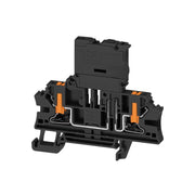 Weidmüller - Sicherungs-Reihenklemme ALFS 4 2C 60-150V BK − 50 Stück