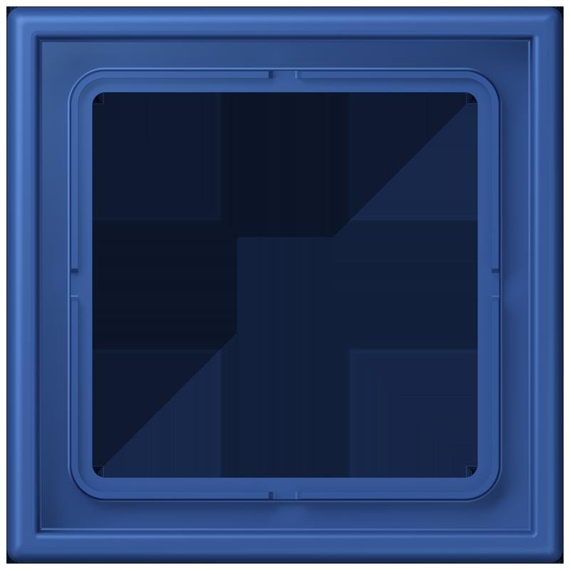 Jung - Abdeckrahmen Rahmen 1-fach LC 981 253 bleu outremer 59