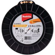 Makita - Zubehör/Ersatzteile für Rasentrimmer Mähfaden Four Leaf E-01812 2,4mm, 225 m