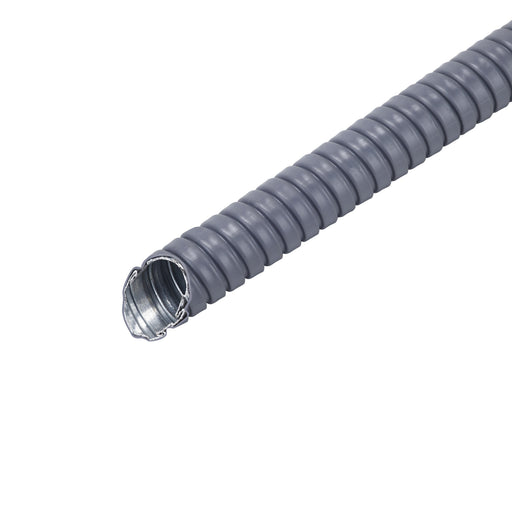 Fränkische - Metall-Schutzschlauch Metallschutzschlauch MC-DMA-227-PVC.10 schwer flexibel grau − 10 Meter