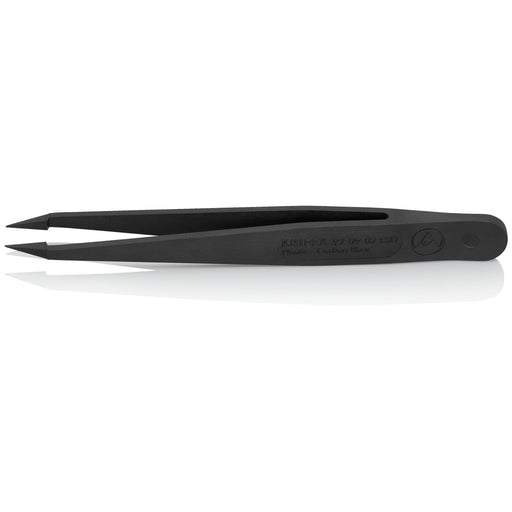 Knipex - Pinzette Kunststoffpinzette 92 09 02 ESD ESD Glatt 115 mm − 1 Stück