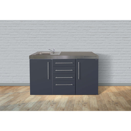 Stengel - Mini-Küche Miniküche Premiumline MPBSG150BOBliS Schiefergrau