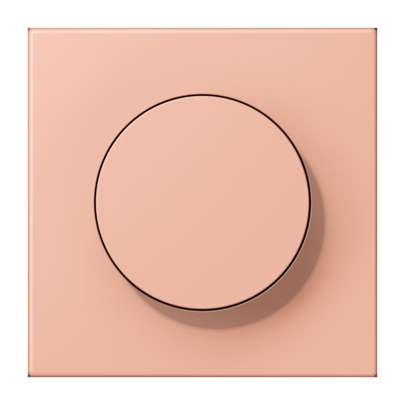 Jung - Abdeckung/Bedienelement für Installationsschalterprogramme Abdeckung mit Drehknopf LC 1740 231 rose clair