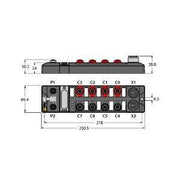 Turck - Feldbus, Dez. Peripherie - Digitales Ein-/Ausgangs-Modul Blockmodul TBIP-L4-FDIO1-2IOL für EtherNet/IP