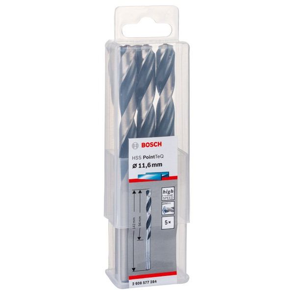 Bosch - Bohrer Metallspiralbohrer HSS 2608577284 PointTeQ DIN 338