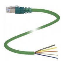Pepperl+Fuchs Fabrik - Konfektioniertes Sensor-Aktor-Kabel Kabelstecker V45G-C5-GN3M-PUR-E1S Ethernet − 1 Stück