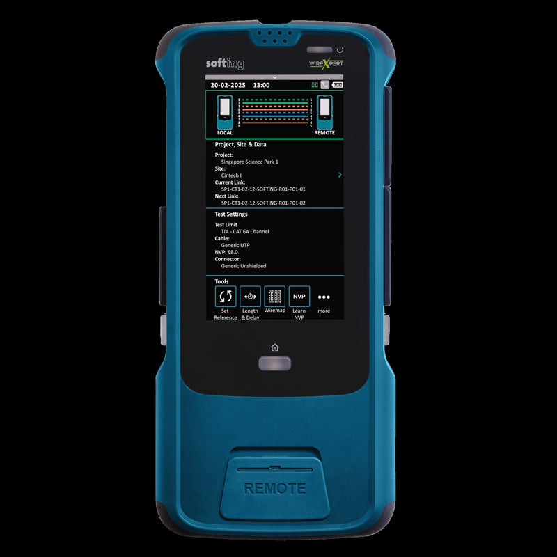 Softing IT - Mess-/Testgerät für Kommunikationstechnik WireXpert MP C6A Inzahl. 230007 f.WireXper.(Tradeln)