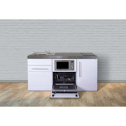 Stengel - Mini-Küche Miniküche Premiumline MPGSMBR170KSGSGKFlBr Bordeauxrot