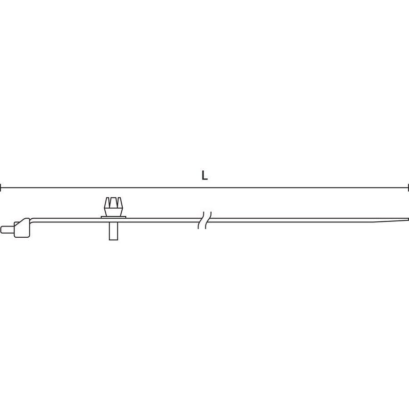 HellermannTyton - Kabelbinder Befestigungsbinder RI 80-PA12-BK 80x7,0 − 100 Stück