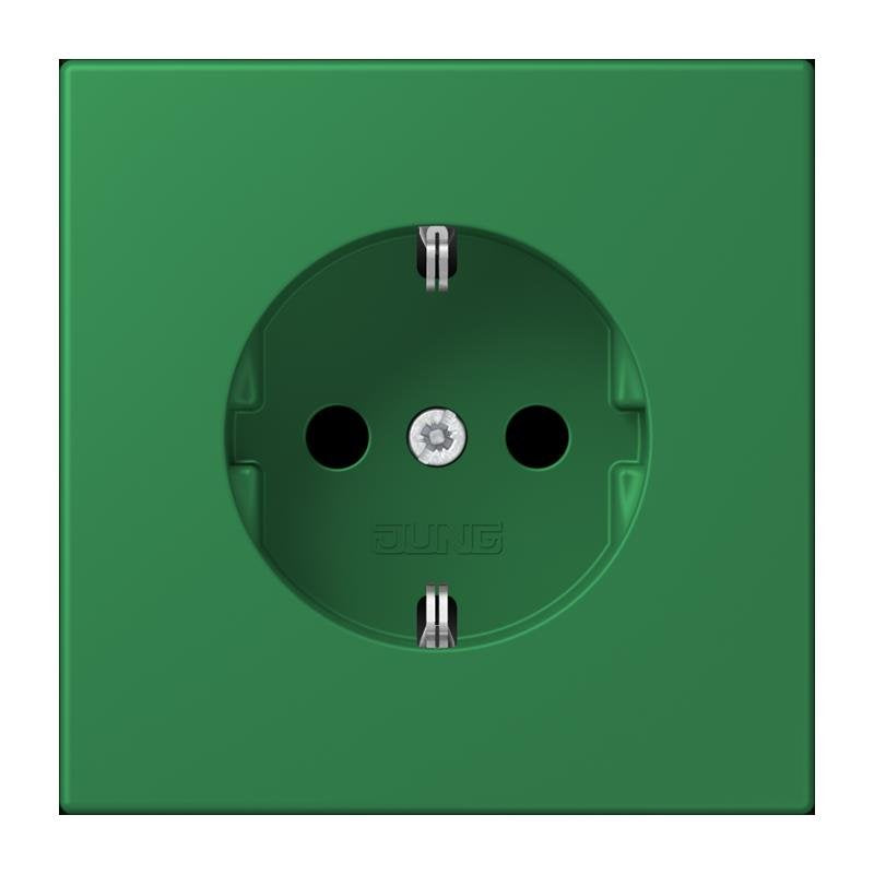 Jung - Steckdose SCHUKO Steckdose LC 1521 219 vert fonce (32050)