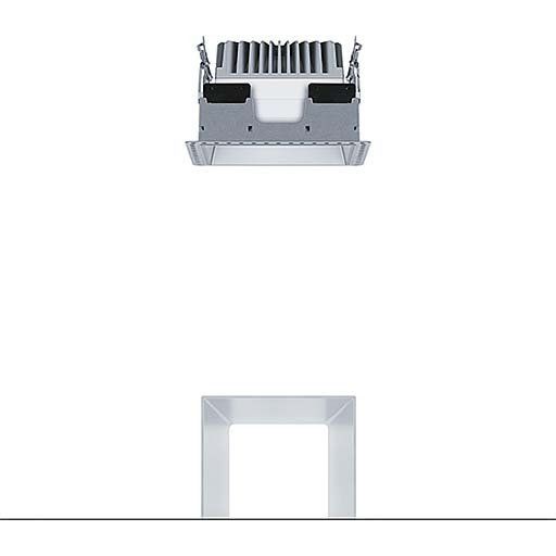 Zumtobel Group - Downlight/Strahler/Flutlicht LED - Einbauleuchte P - INF Q #60818200 4000K