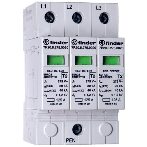 Finder - Überspannungsableiter für Energietechnik/Stromversorgung Überspannungsableiter 7P.23.8.275.0020 Typ2