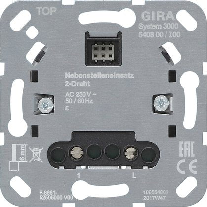 Gira - Dimmer Nebenstelleneinsatz 540800 2-Draht