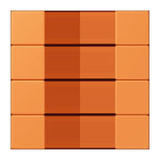 Jung - Abdeckung/Bedienelement für Installationsschalterprogramme Tastensatz 4fach LC 504 TSA 225 orange clair