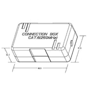EFB-Elektronik - Modularer Steckverbinder Verbindungsmodul Cat.6 37596.2 mit LSA-Plus Leisten