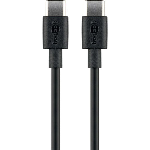 Goobay - Zubehör/Ersatzteile für Batterie/Akku/Ladegerät Sync/Ladekabel 66316 0,5m,USB-C,sw