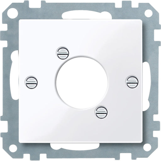Merten - Einsatz/Abdeckung für Kommunikationstechnik Zentralplatte aws/gl 468025 f.Audio-Steckver.XLR