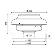 Maico - Ventilator für Dacheinbau Radial-Dachventilator EHD 16 DN 160