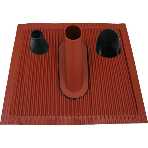 Televes - Antennenmontagematerial Montageset für SPAHA SPAZ48RK rot