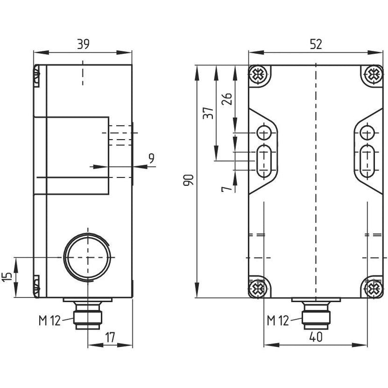 Schmersal - Magnetischer Näherungsschalter AS-I Sicherheits-Sensor BNS 16 ST3-AS D
