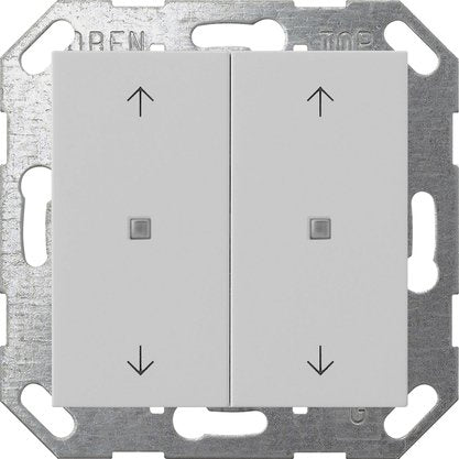 Gira - Bussystem-Tastwippe Taster Wippe 5174015 KNX, 2f, Grau