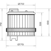 Grothe - Signalsäulenelement, optisch LED-Blinklicht rt TLB 8842 240V