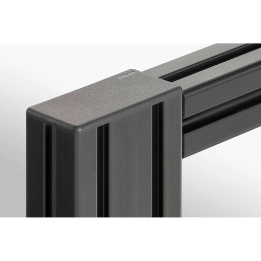 Item - Schutzkappe/Abdeckung für Stiel/Profilschiene Abdeckkappe 0.0.026.02 80x40 schwarz