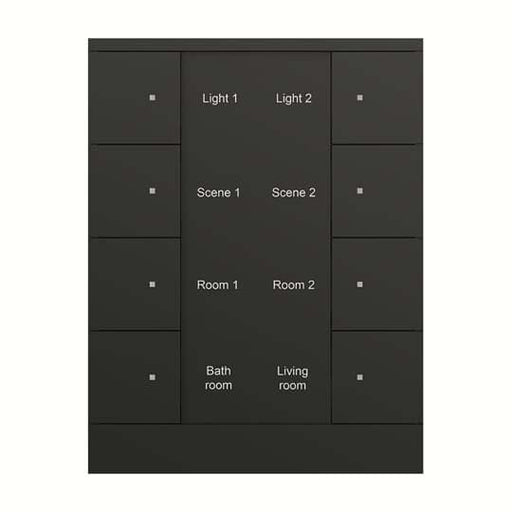 Busch-Jaeger - Bussystem-Tastsensor 8f. Bedienelement SB/U8.0.1-885 schwarz, matt